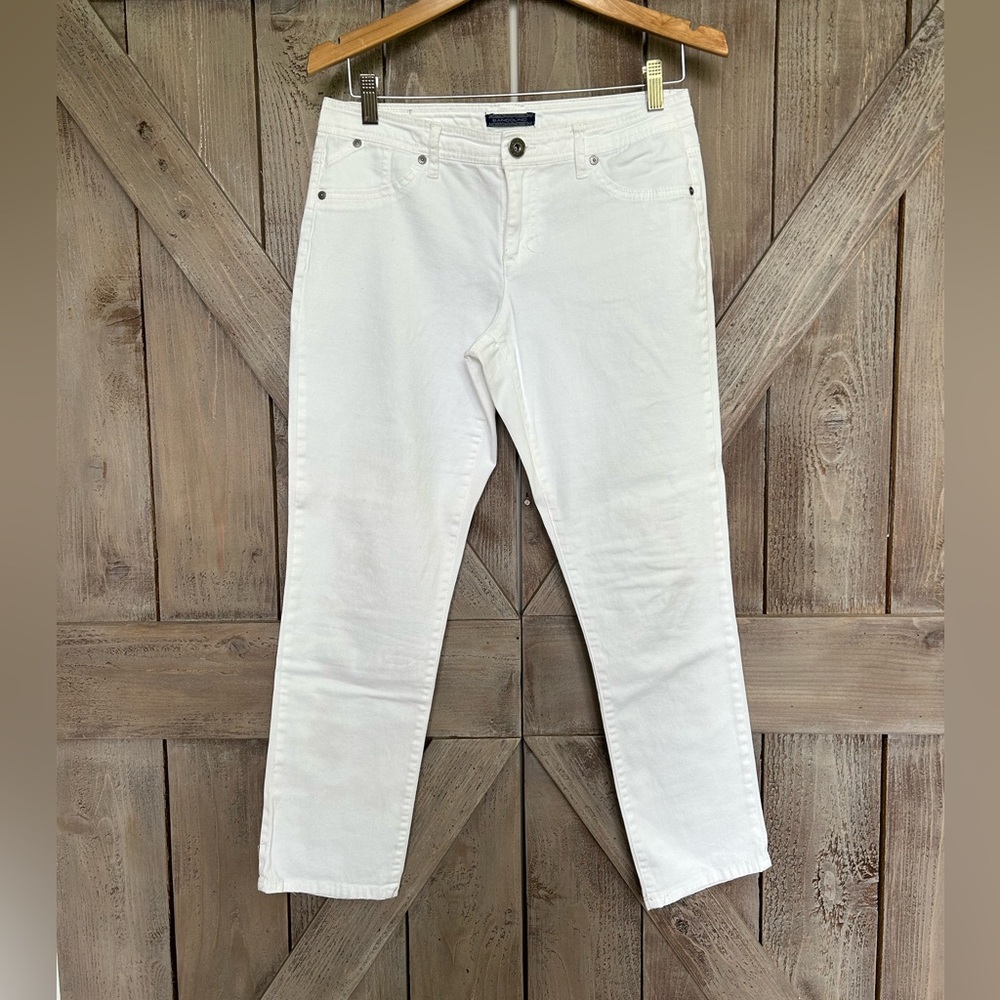 White ankle pants Sz 4
